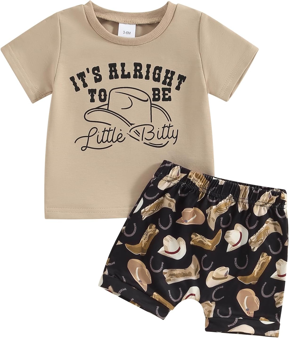 BemeyourBBs Toddler Baby Boy Summer Clothes Funny Letter T Shirt Elastic Waist Pockets Shorts Set 2 Piece Outfit
