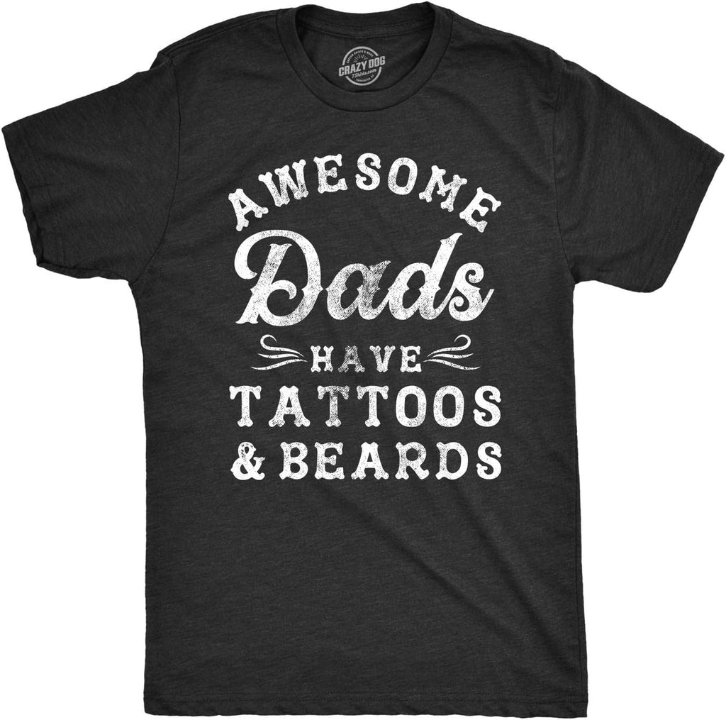Funny Dad T Shirts Manly Dad Tees for Parents Cool Mens Shirts for Fathers Day