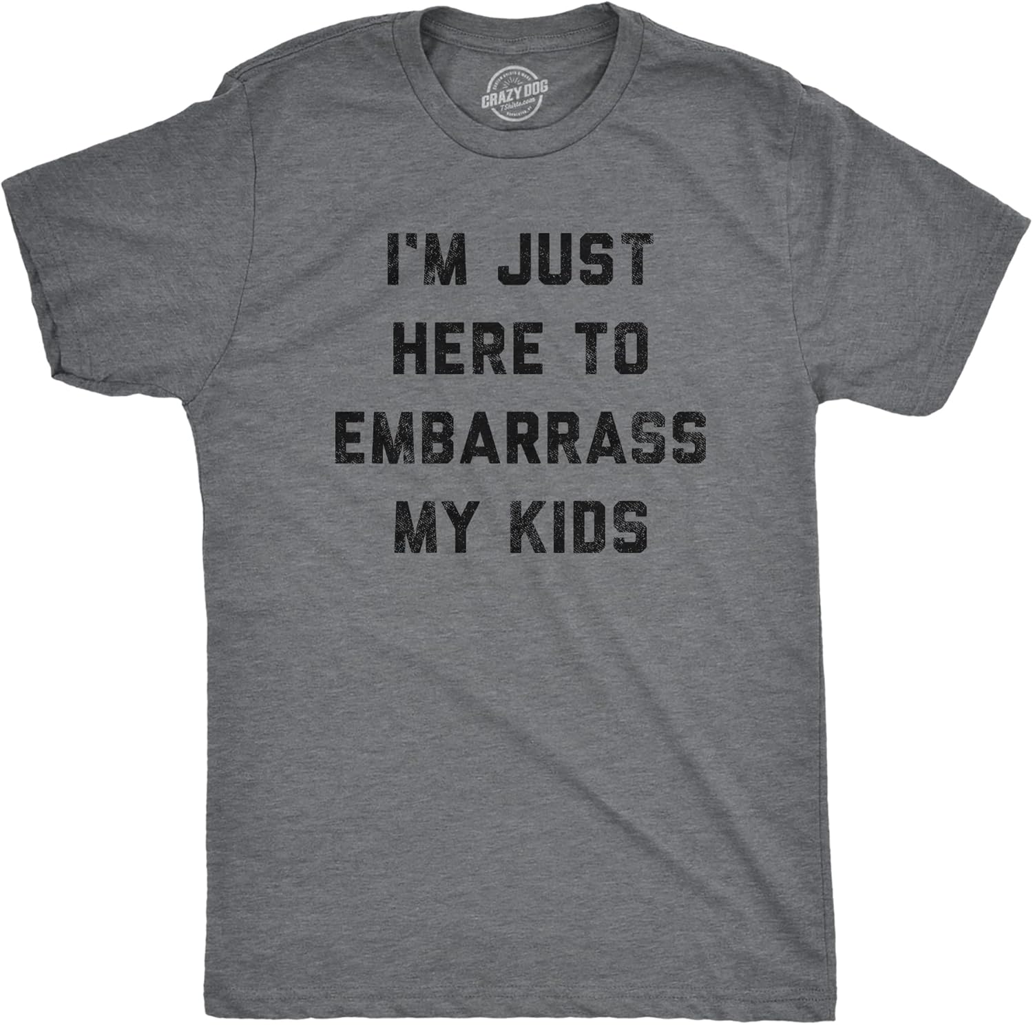 Funny Dad T Shirts Manly Dad Tees for Parents Cool Mens Shirts for Fathers Day