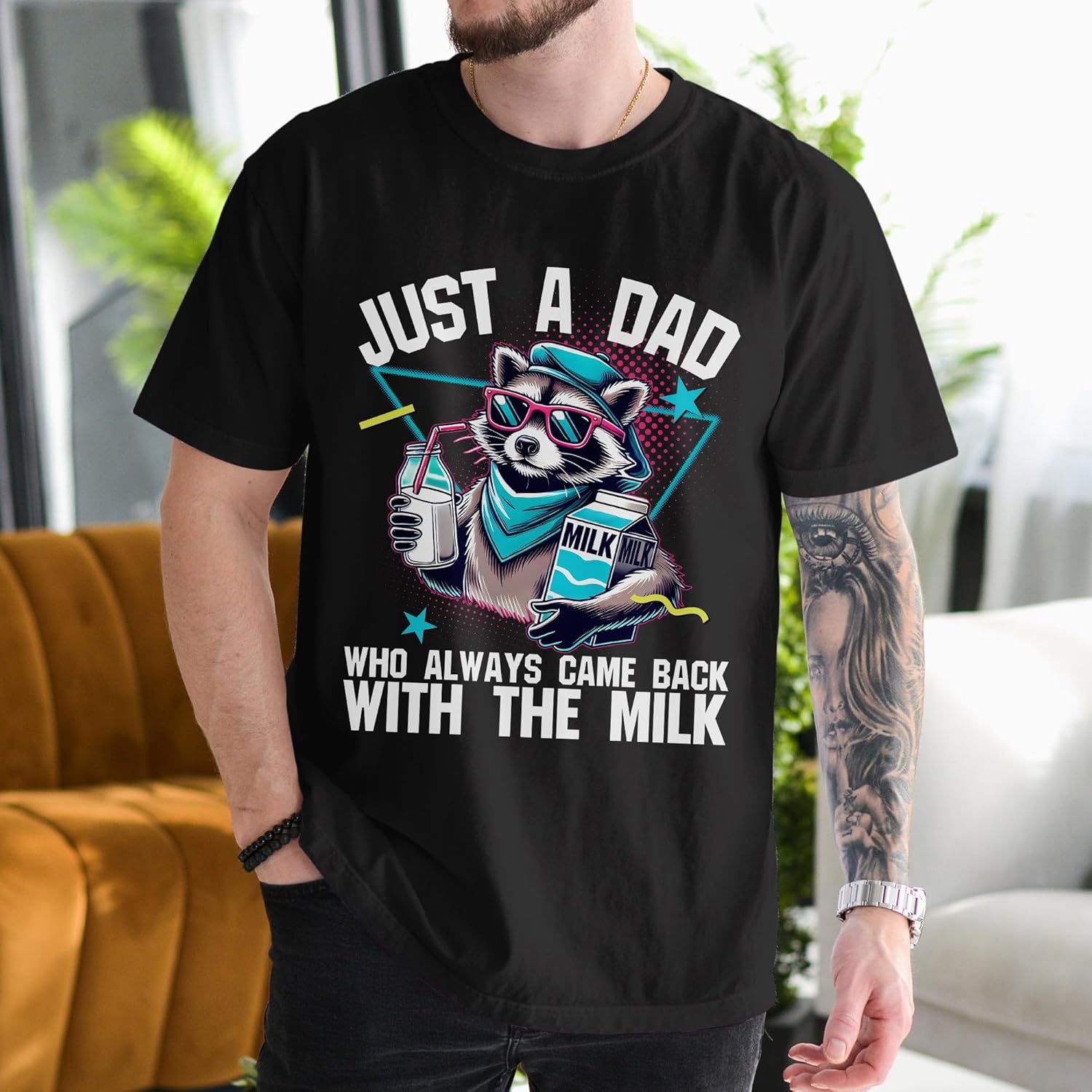 MorgaLithon Dad Shirt - Dad T-Shirt - Daddy Shirts - Best Dad Tshirt - Fathers Day Shirt for Dad