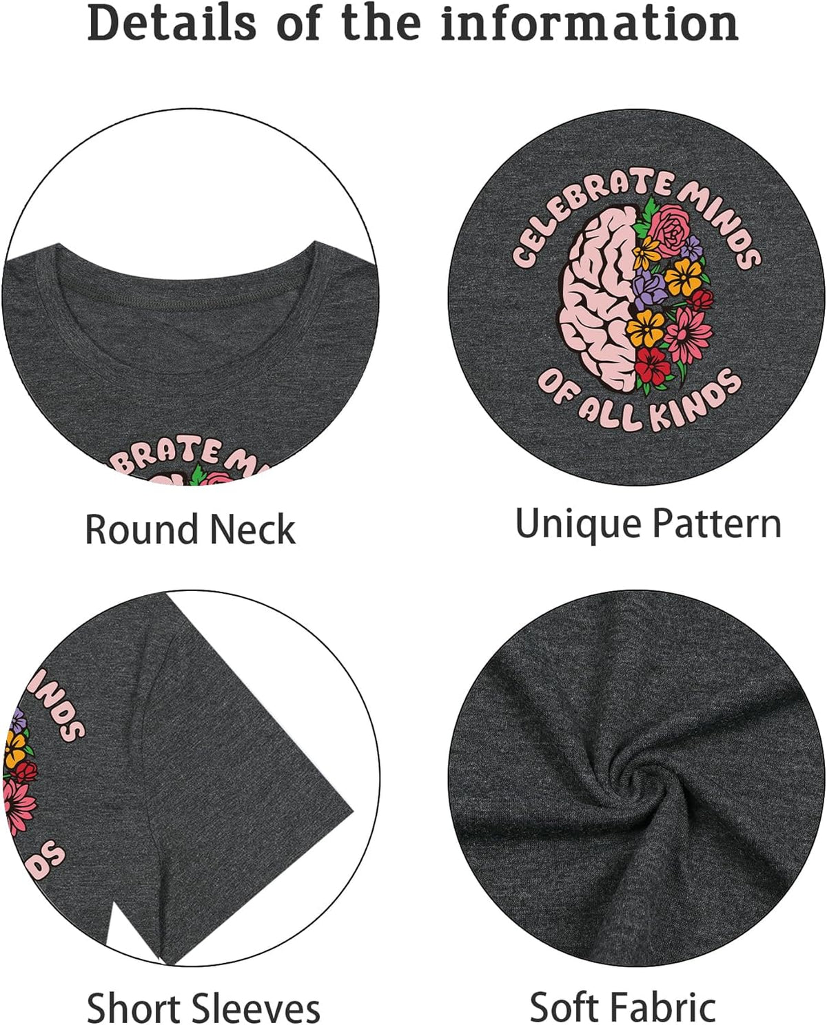 Autism Awareness Shirt Women Autism Acceptance Shirt Be Kind Shirt for Women Autism Support Tee Tops