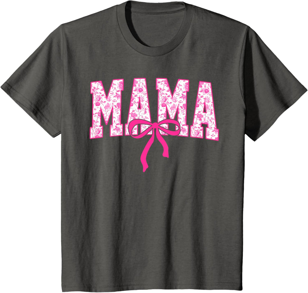 Coquette Pink Chinoiserie Mama Floral Bow Mom Mothers Day