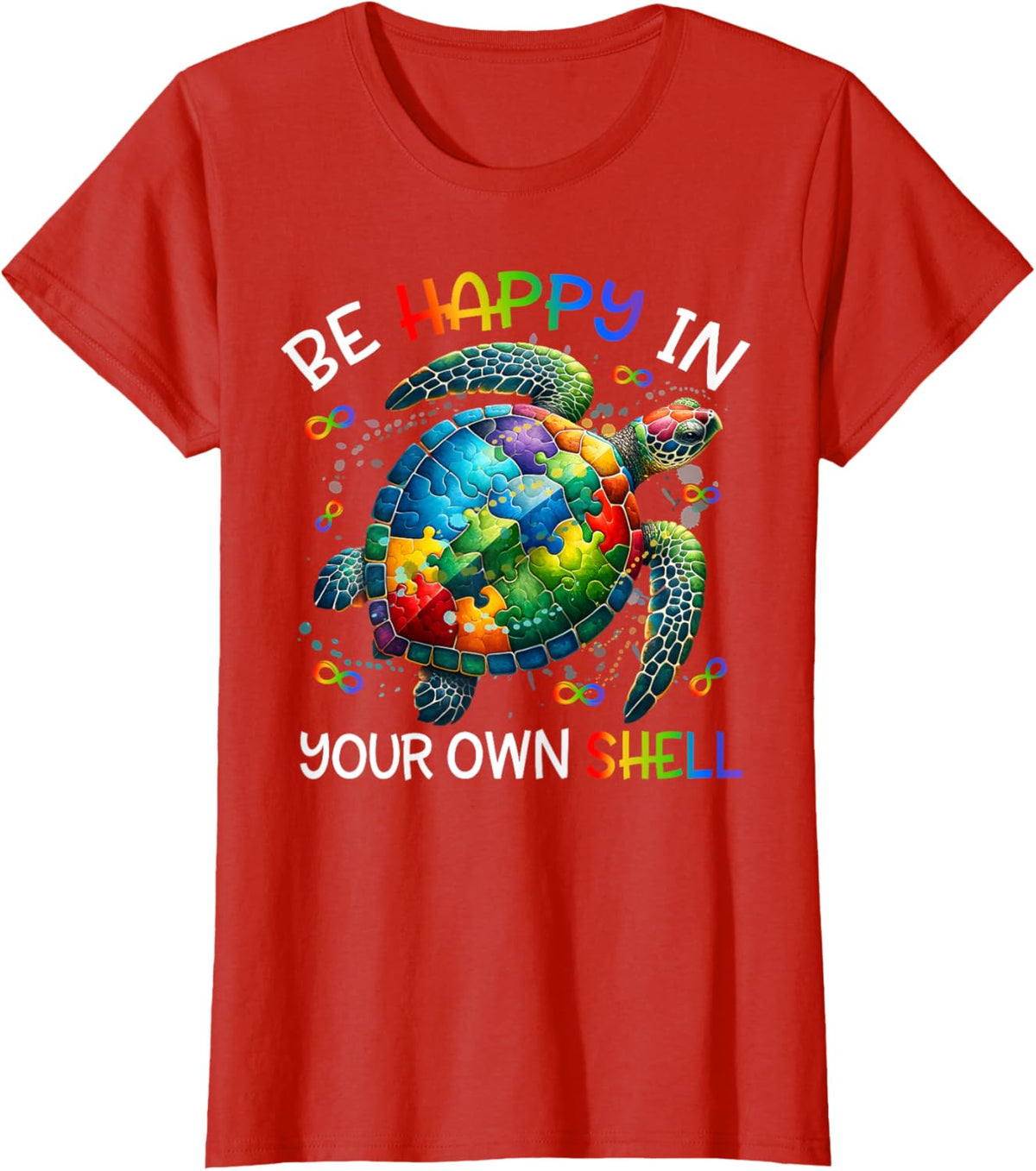 Puzzle Turtle Be Happy In Your Own Shell Autism Awareness