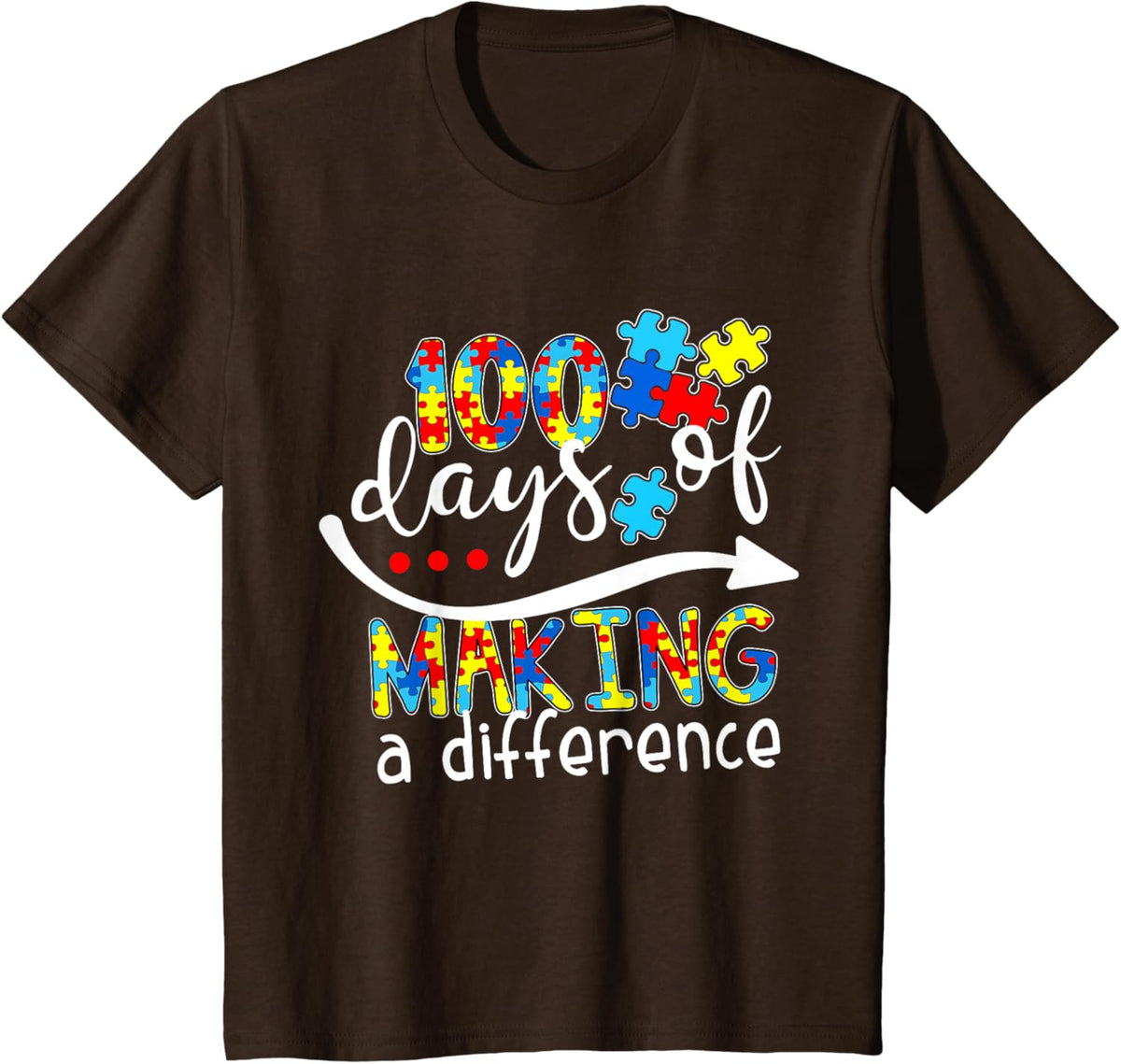 Autism 100 Days 100th day of school teacher autism awareness