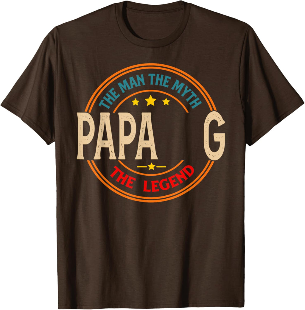 PAPA G The Legend The Man, Funny PAPA G Fathers Day