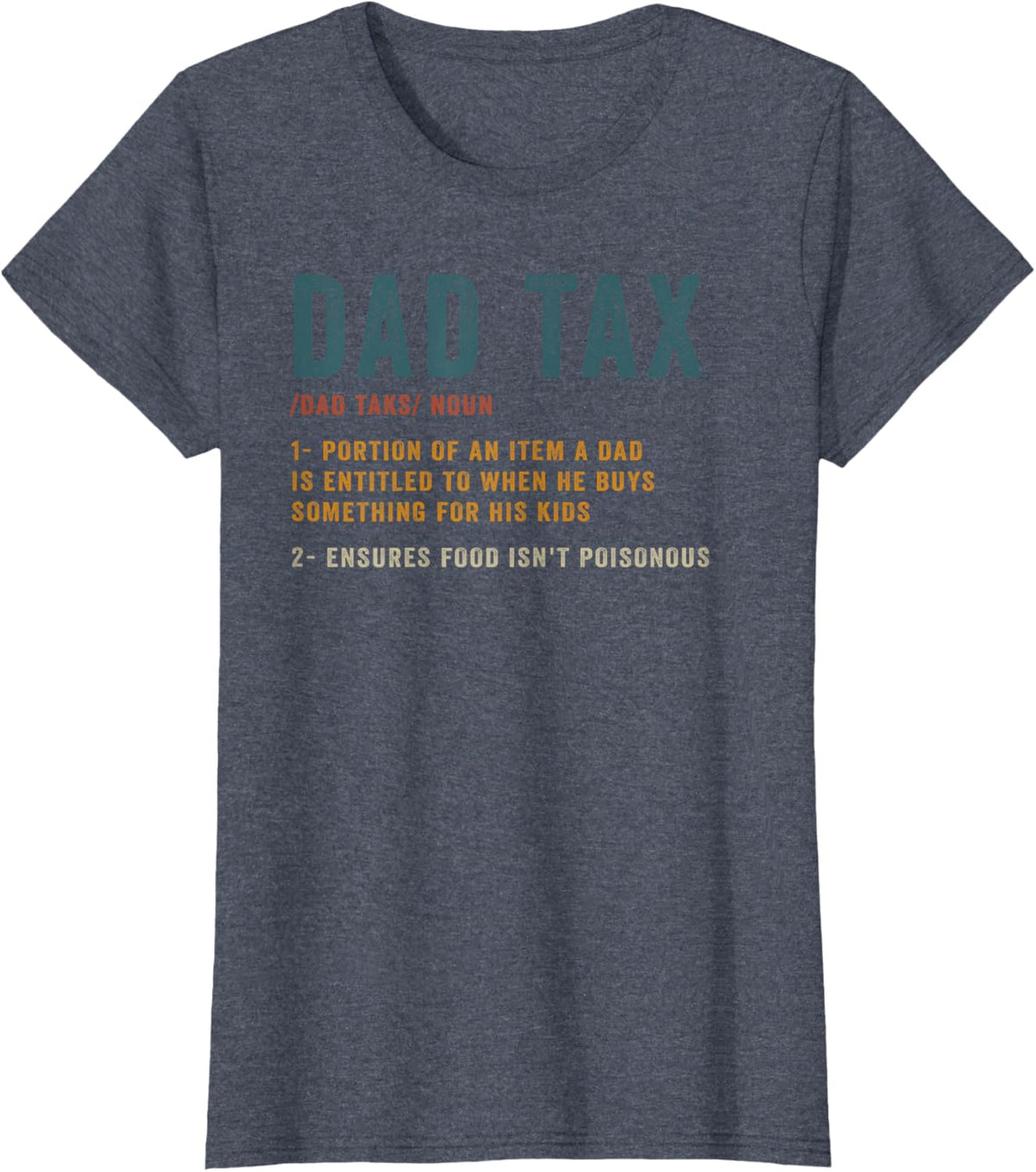 Vintage Dad Tax Definition Men Funny Father's Day