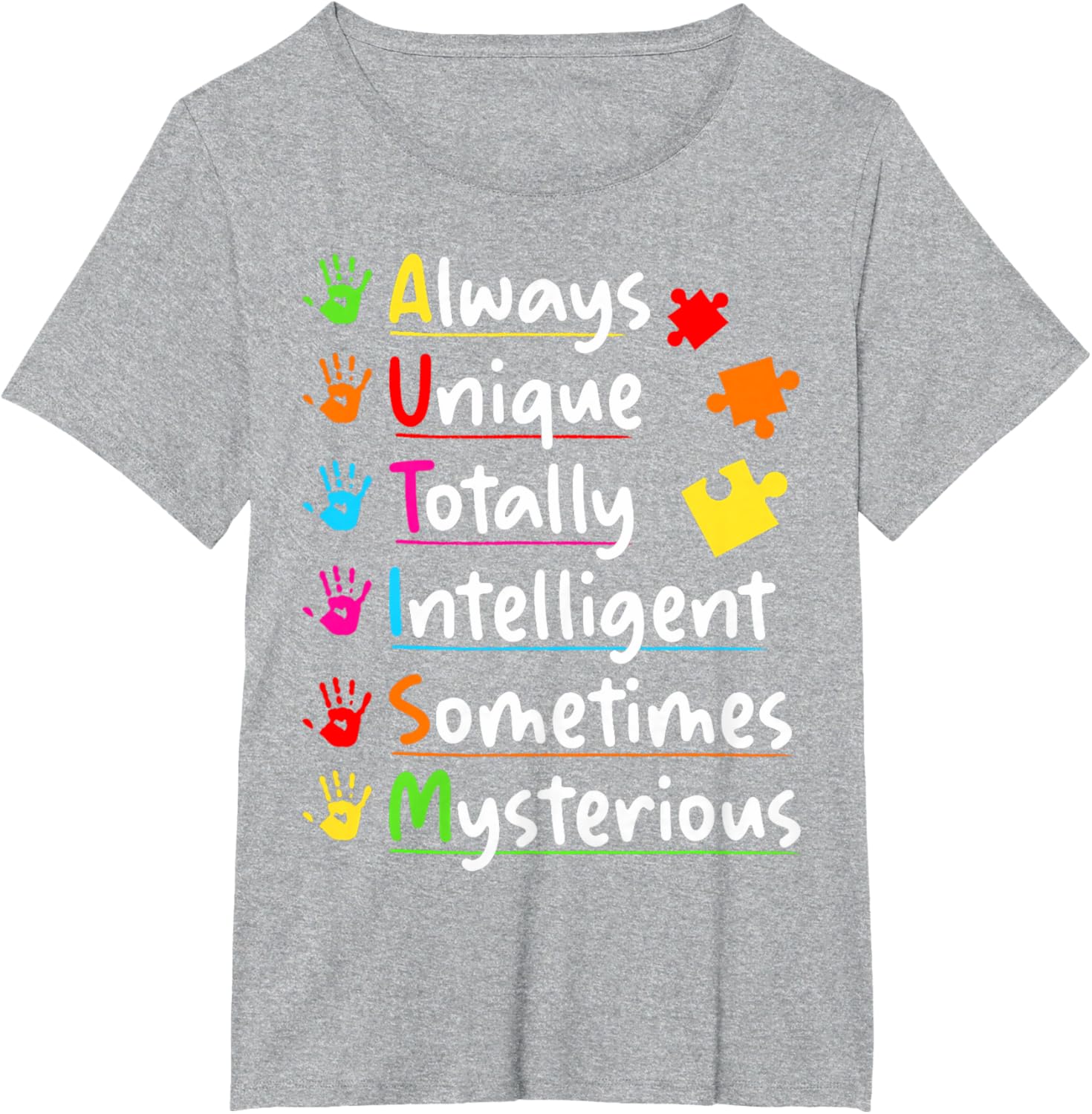 Always Unique Autism Awareness Totally Intelligent Kids