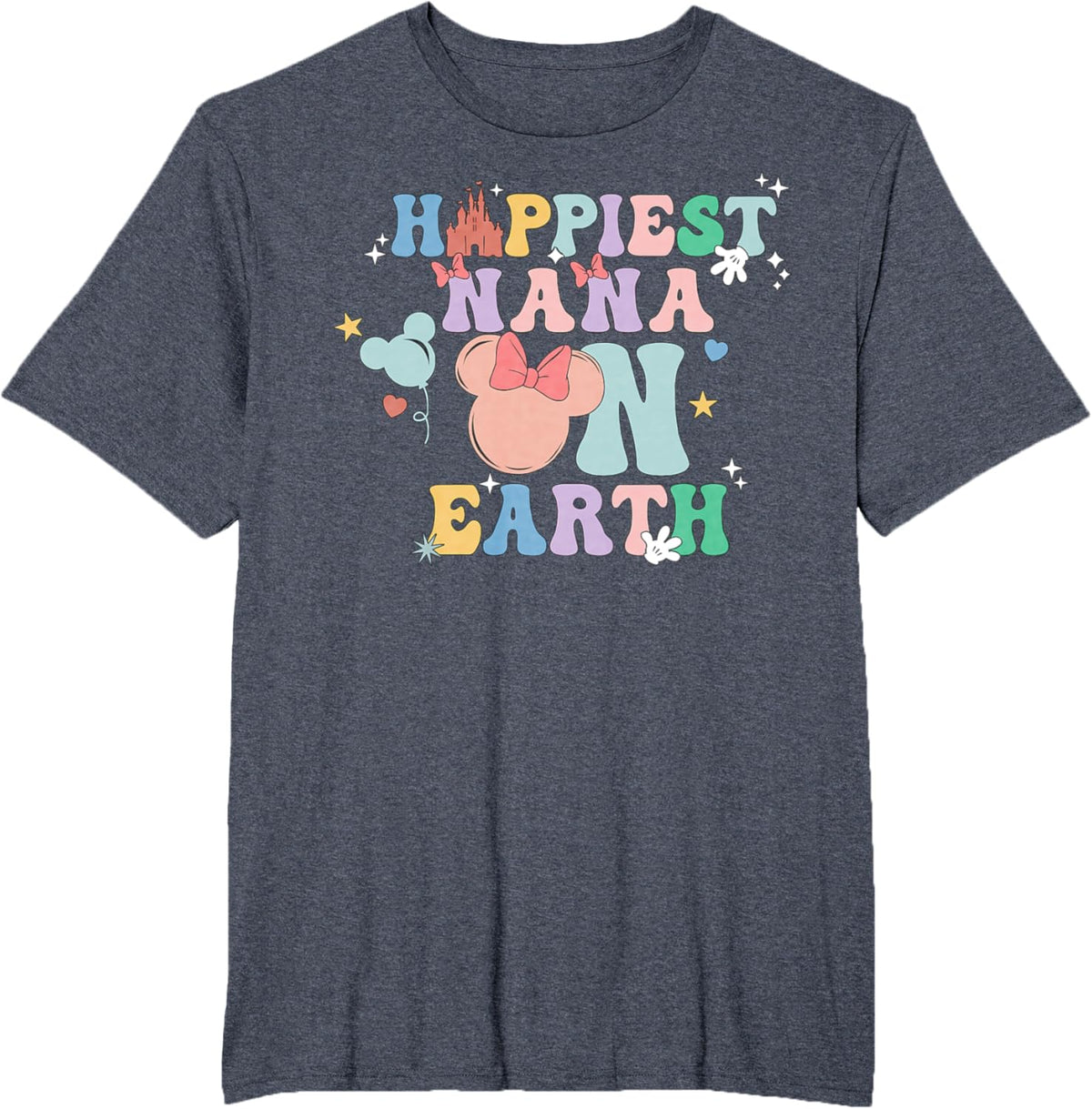 Happiest Nana On Earth Groovy Mom Mother's Day Mother Shirt